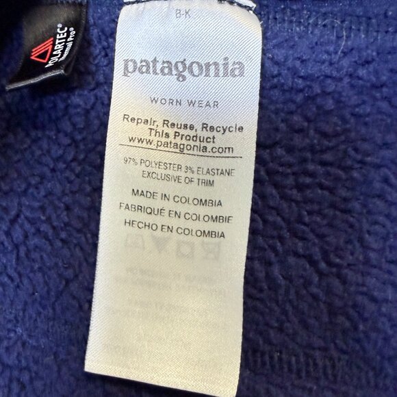 Patagonia Women’s R2 Jacket Medium Classic Navy Full Zip Fleece GUC - Picture 8 of 12